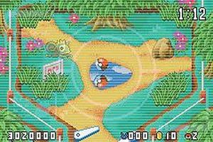 une image du jeu pokemon pinball ruby and sapphire sur nintendo game boy advance